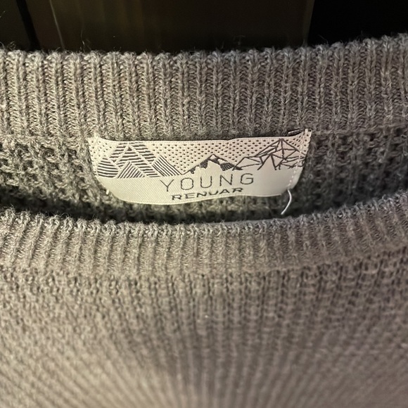NWOT men’s sweater grey. Young Renault brand. - Picture 2 of 8
